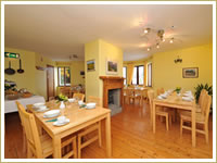 dining room at kippure estate