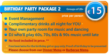 Birthday Party Special
